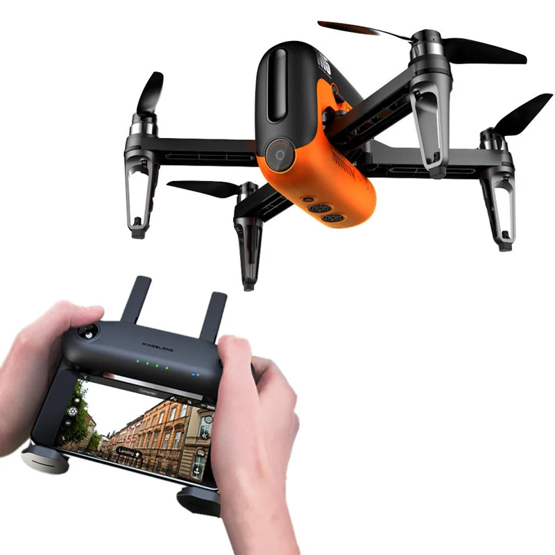 

Wingsland M5 Brushless GPS Drone 720P Live-view WIFI FPV Camera RC Quadcopter, Orange