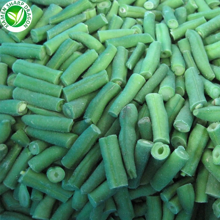 
IQF Organic vegetable frozen green bean for sale 