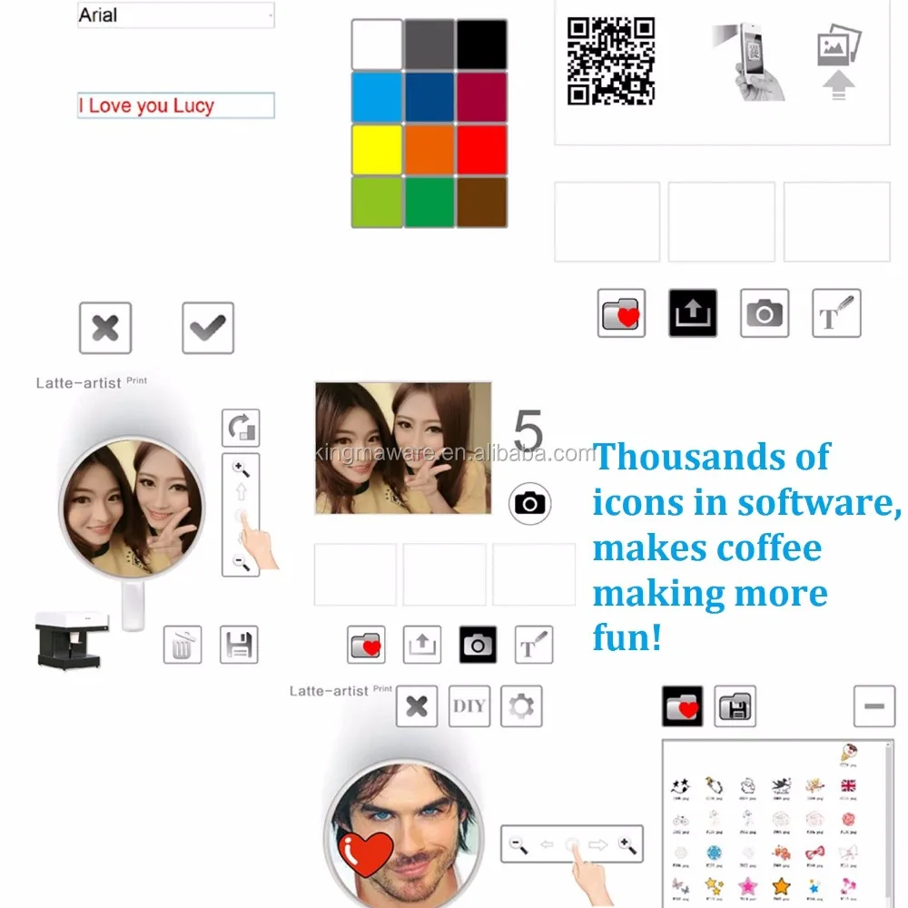 selfie coffee printer machine