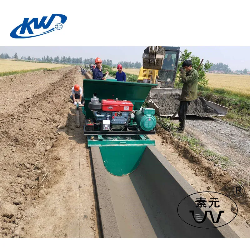 Drainage Ditch Self Propelled U Shaped Concrete Channel Lining Machine