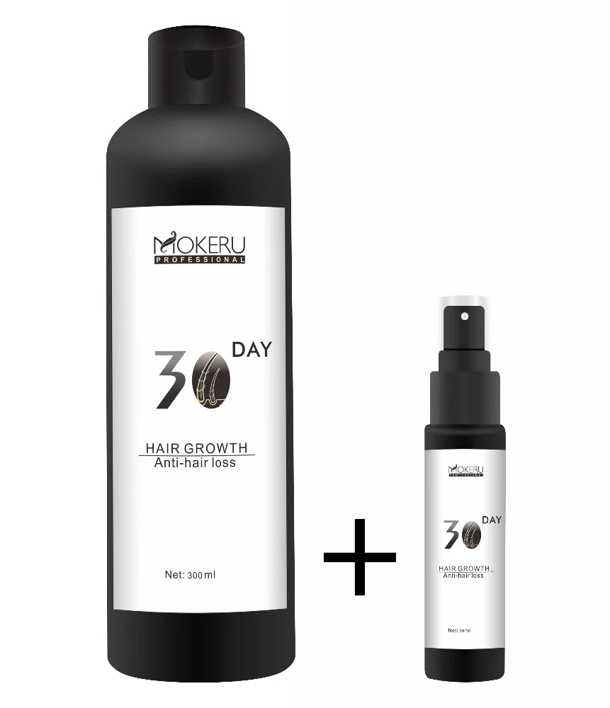 

Mokeru anti hair loss & anti frizz accelerate fast grow hair shampoo products hair loss growth serum set for man