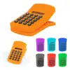 Best sell promotional Fancy shape small cheap cute pocket 8 digits electric stationery book memo fridge magnetic clip calculator