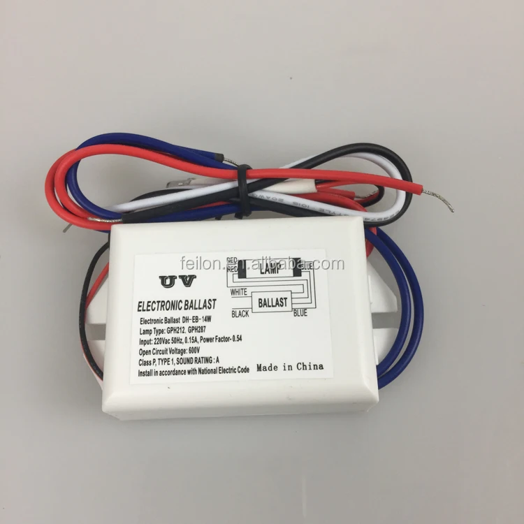 Dc Ballast 12v Uv Germicidal Lamp Ballast 10w/14w Electronic Ballast