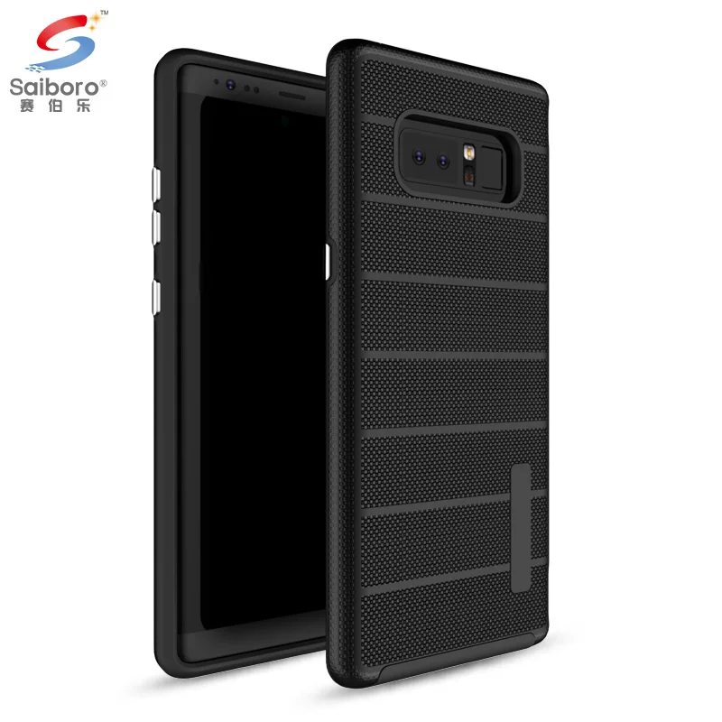 Wholesale texture cell phone case for samsung galaxy note 8 cover,tpu pc for galaxy note 8 case