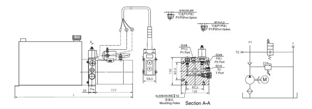 12v 24v Hydraulic Powerpack For Tipper Trailer - Buy 12v 24v Hydraulic ...