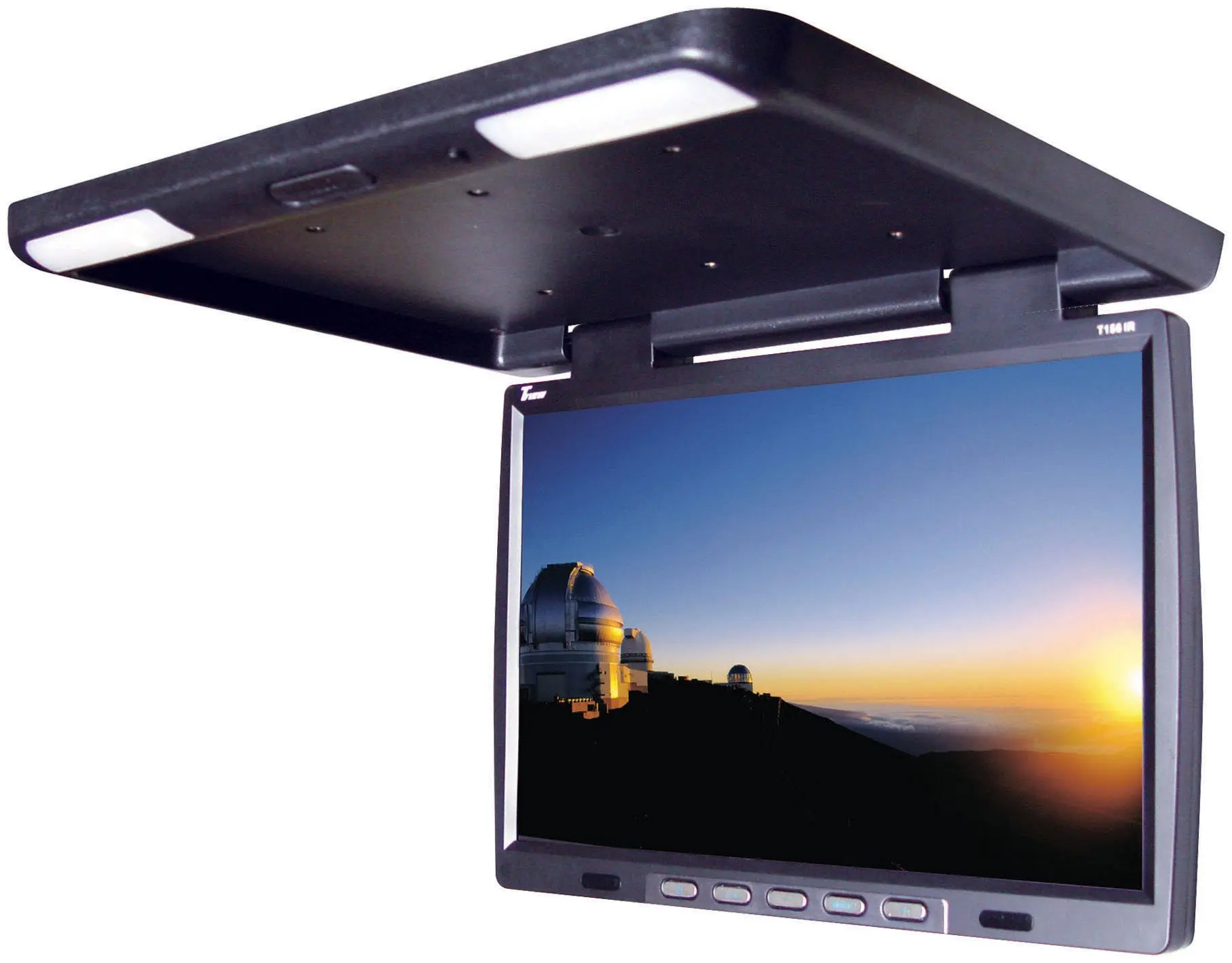 Купить выдвижной телевизор. Автомобильный монитор Ambient CL-1048. TFT LCD Monitor автомобильный потолочный. Телевизор автомобильный 12 вольт. Потолочный монитор w447.