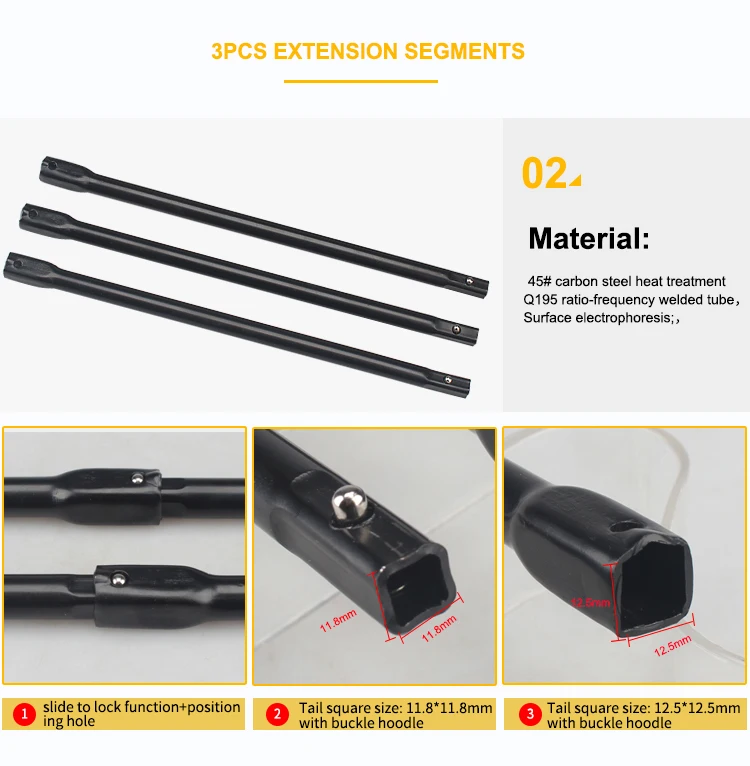 For 19982011 Ford Ranger Tire Socket Lug Wrench Extensions Tire Tool