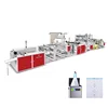 Automatic drawstring overlap rolling rubbish bag making machine