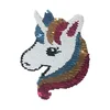 High quality wholesale new unicorn design popular transfer sequin designs embroidery patches