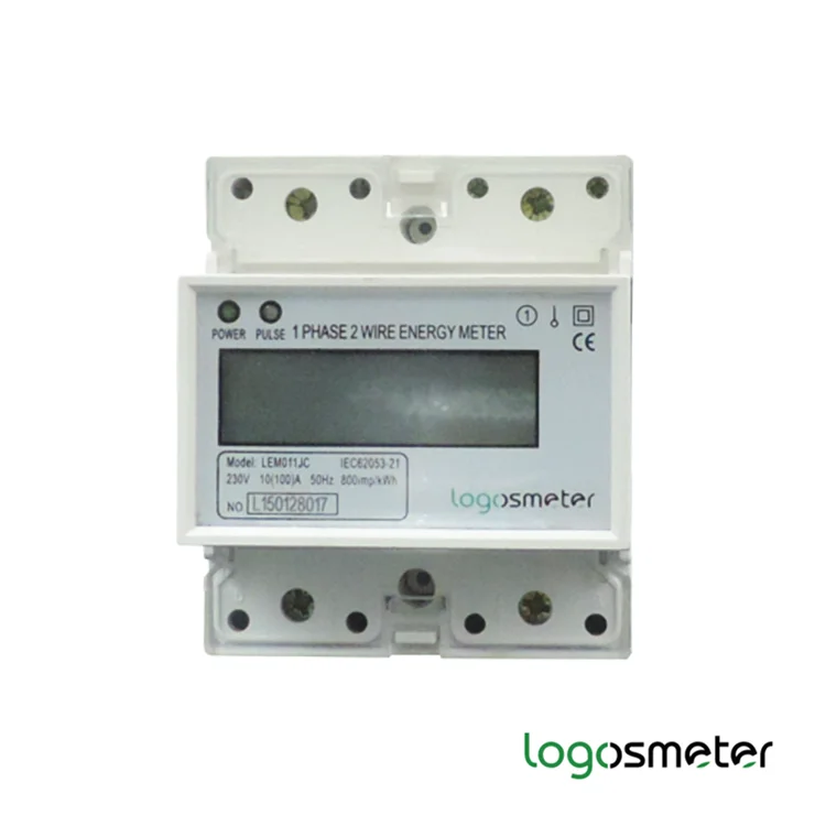 MK-LEM011JC Energy Meter Calibration Equipment DIN Rail Mounting Digits LCD 