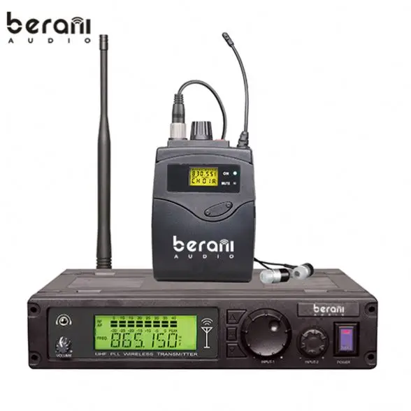 

Berani BK-820TX Stereo In Ear Wireless Monitor System, Black