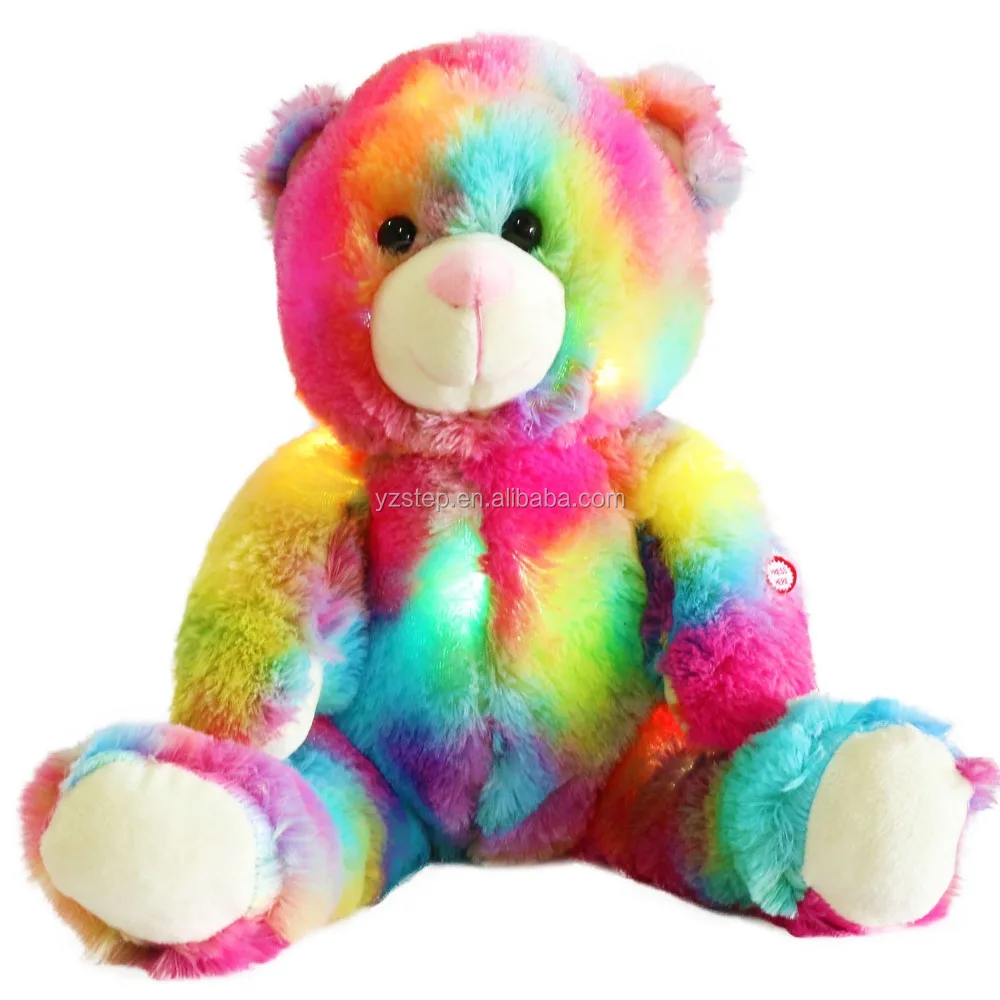 

Appeasing Colorful LED Series Teddy Bear Plush Toy, Photo,can be customized
