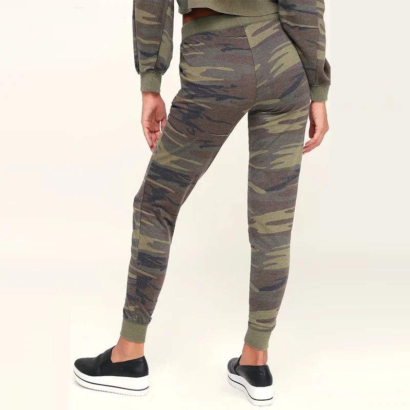 camo tracksuit bottoms women's