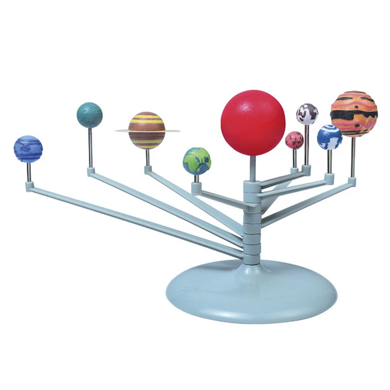 3d Diy Painting Nine Planets Astronomy Solar System Planet Stem Toy For ...