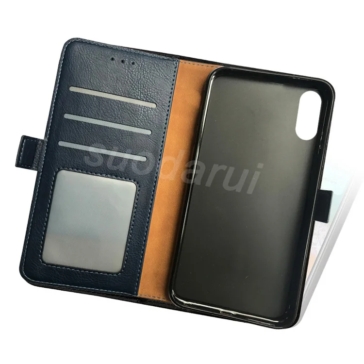 New design Multifunction Wallet Flip leather Cover for iPhone X Xs Case