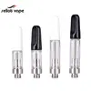 Thread 1.0ml Black No Leak Ceramic Tip Vape Wholesale Cbd Oil vape Cartridge 510 Glass