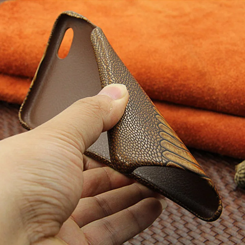 Crocodile pattern PU Leather cover For Redmi Note 4X Cell phone case