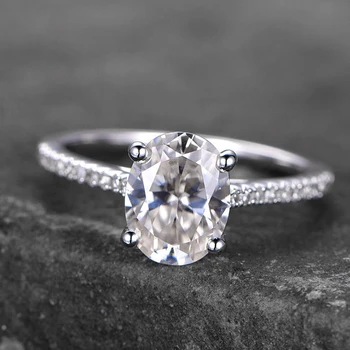 Bague en moissanite Clearance