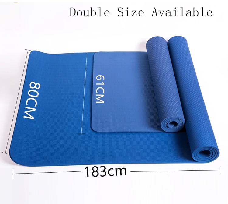 

Best Wholesale Yoga Mats Eco Friendly TPE Single Layer, High Quality Pink 31.5 Inch Wide Yoga Mat Anti Tear, Purple pink mazarine blue