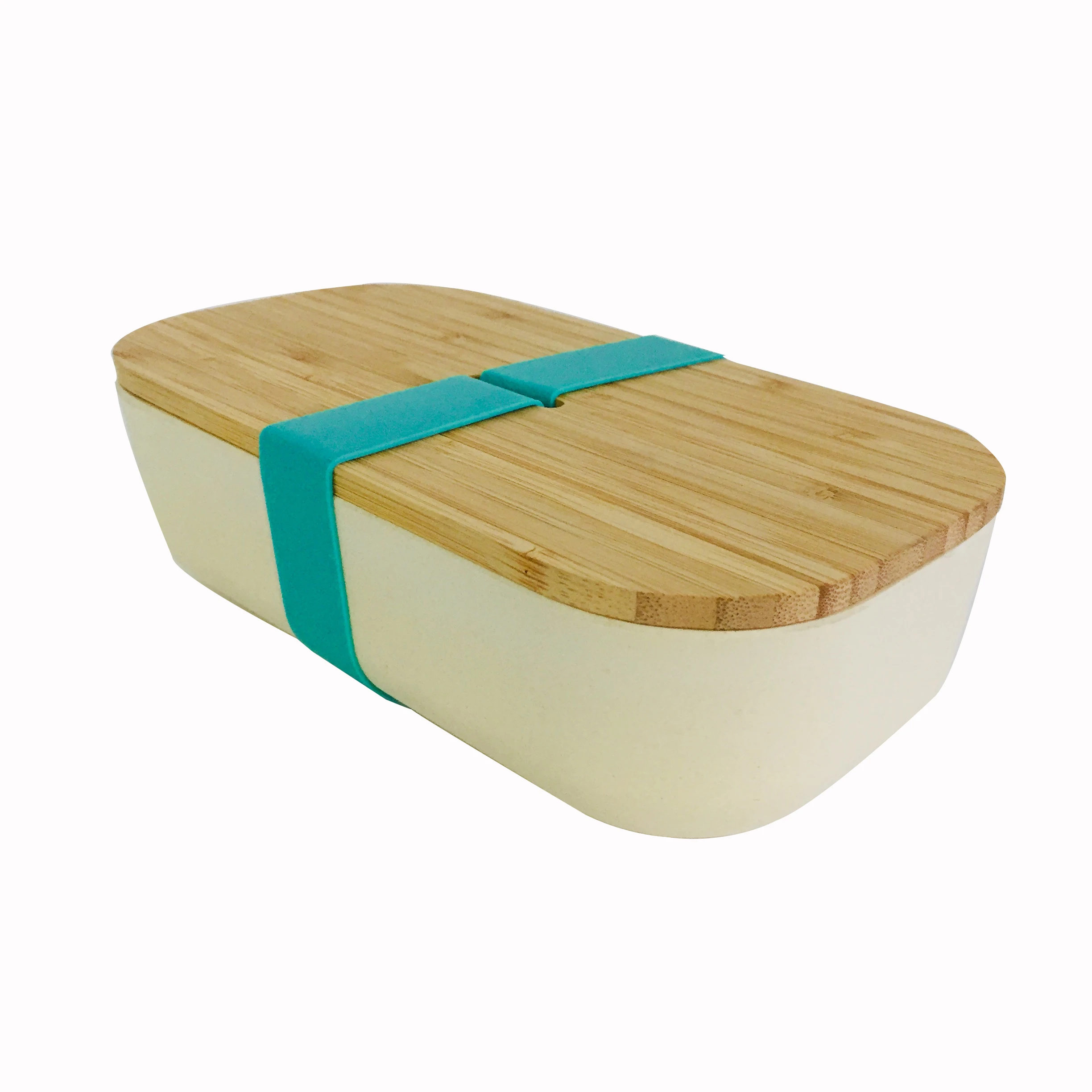 Biodegradable LFGB-Approved Bamboo Fiber Lunch Box Bamboo Fibre Bento Storage Box Bamboo Lunchbox