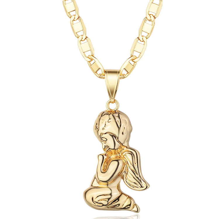 

2019 Fashion Gold Pendant Design Cupid Pendant Charm Necklace Jewelry Pendant