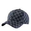 Hot sale imitation leather textured curved brim custom pu baseball cap hats
