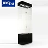 Rectangle retail rotate acrylic led revolving cosmetic makeup display showcase