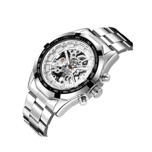 Hot Selling Skeleton Watch High quality mechanical watches Automatic Mechanical Watch vintage Man Clock Relogio Masculino