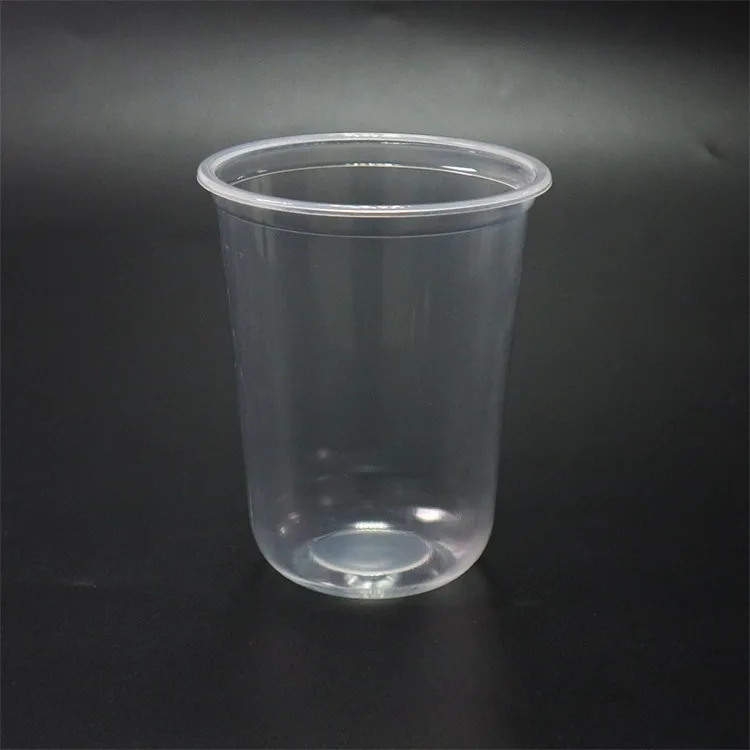 New Product 12oz 16oz 24oz U Shape Cold Drinks Round Bottom Cup Buy