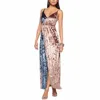 Deep V Neck Wrap Pattern Women Sexy Dresses Patterns