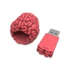 Special Shape USB Stick Custom 3D PVC Flash Memory Stick Brain Shape Usb Flash Drive