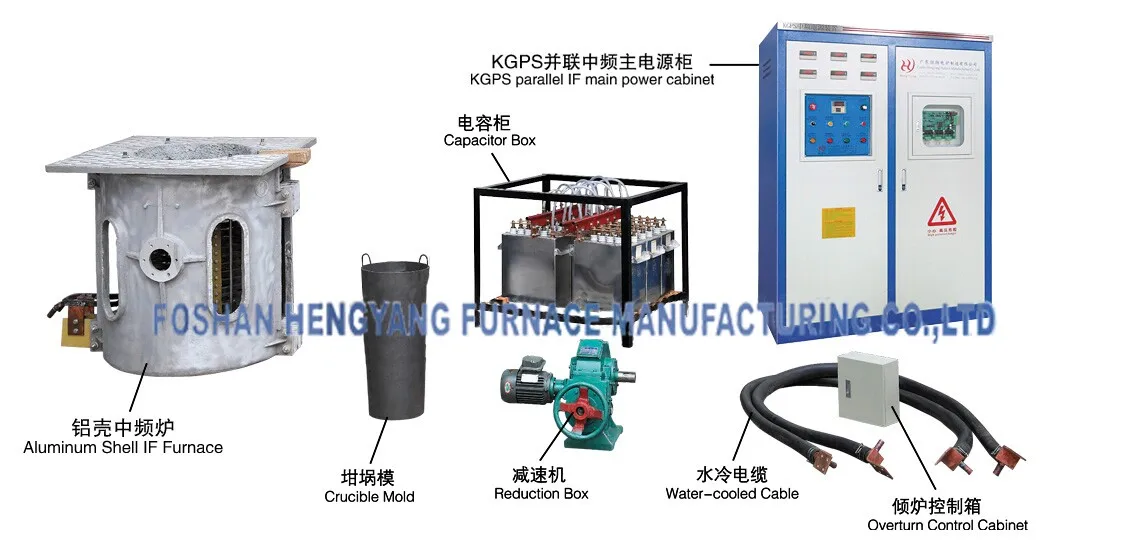 Electromagnetic Furnace Cast Iron Melting Furnace Brass Induction Furnace