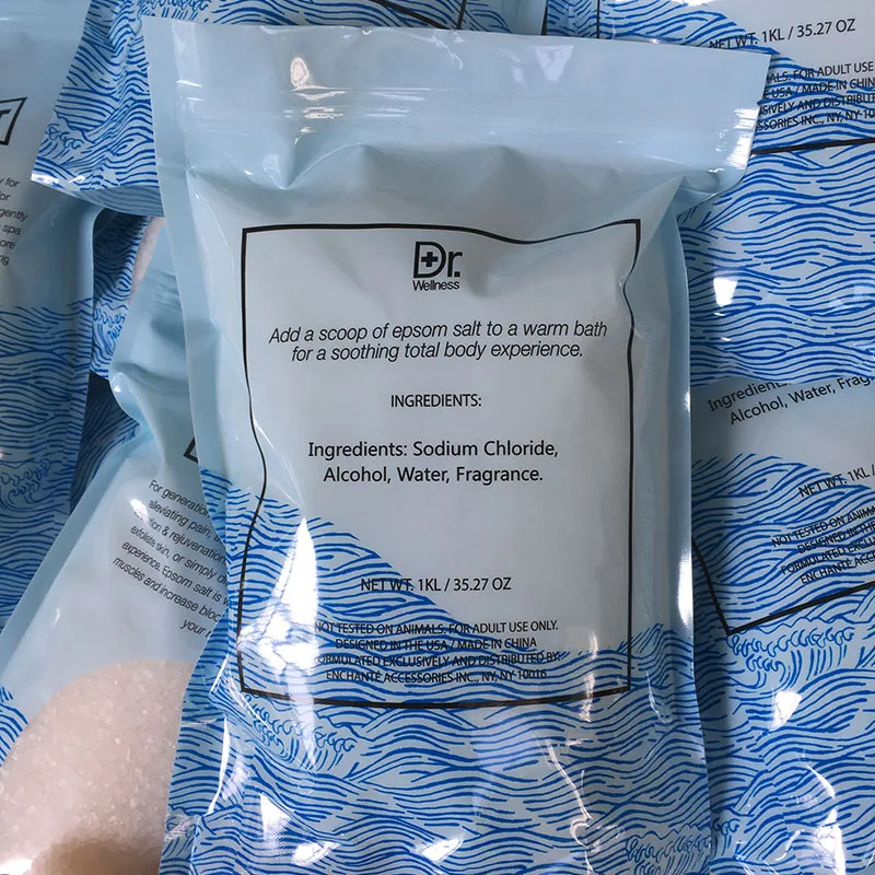 
BATH SALTS in bag bath set rich styles, colors, fragrance OEM ,Factory direct sales 
