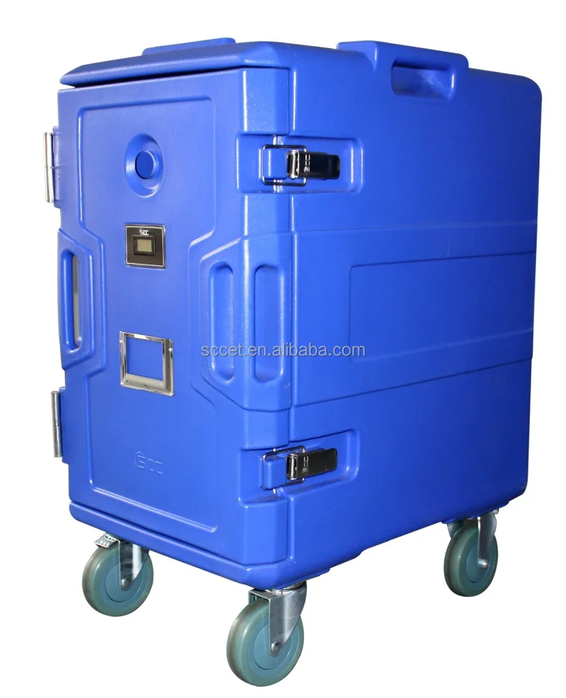 Insulated Chill Food Mobile Trolley In Catering Cold Food Storage