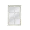 Country Style Window Shaped Framed Mirror