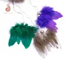 China factory supplies dyed feather wing feather cat teaser stick toy for cat