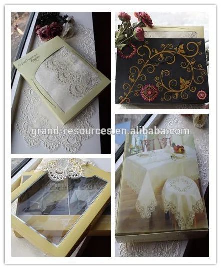 Soft Satin Fabric Red Embroidery Poppy Table Runner flower Tablecloth