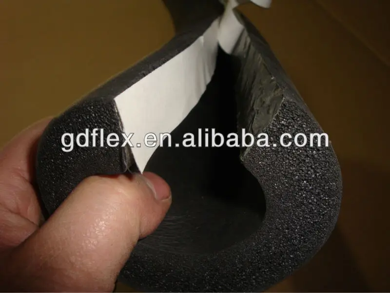 gd-flex pre tape pre cut EPDM insulation pipe  (2)