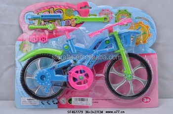 small plastic toy bike