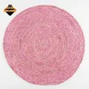 Custom Eco-friendly Straw Handmade Round Table Grass Mat Corn