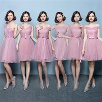 

Multiple Styles Knee-Length Short Voile Bridesmaid Dresses