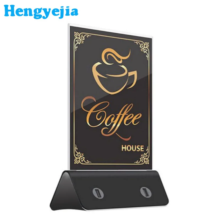 

Top selling products Advertisement power bank 10000mAh, menu power banks for Cofe shop/Restaurant