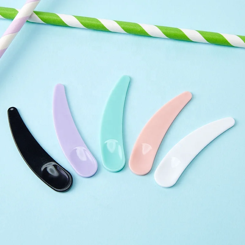 
Colorful cosmetic plastic facial spatula 