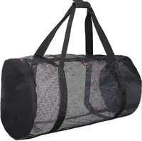 

Heavy-Duty Mesh Duffle Bag. Great for Sports Equipment, Scuba Diving, Snorkeling, Swimming and More
