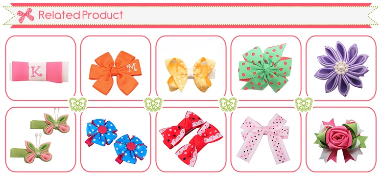 Fashion decoration small silk ribbon flowers