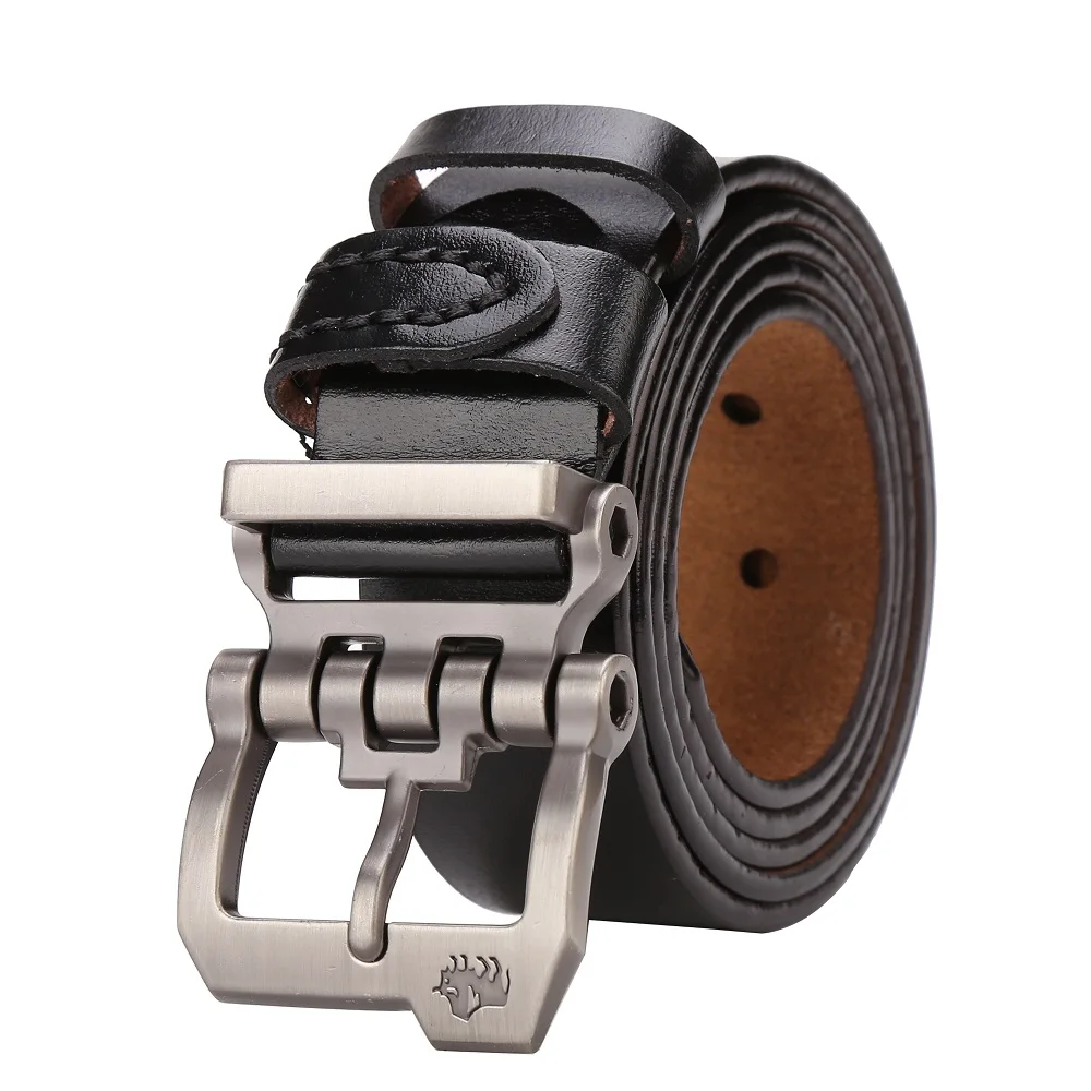 
BISON DENIM Amazon Shopping Fashion Casual Cloth Genuine Cow Leather Designer Belt For Men 