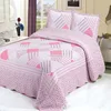 3pcs/set 100% cotton patchwork quilt popular export to Malaysia