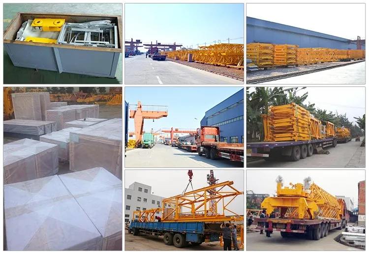 Alibaba Second Hand High Safety Coefficient Slef Climbing Construction Used Tower Crane