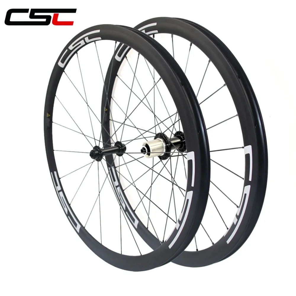 

U Shape 25mm Width 38mm Clincher Carbon Road Bike Wheelset Racing Bicycle Wheel R13 hub