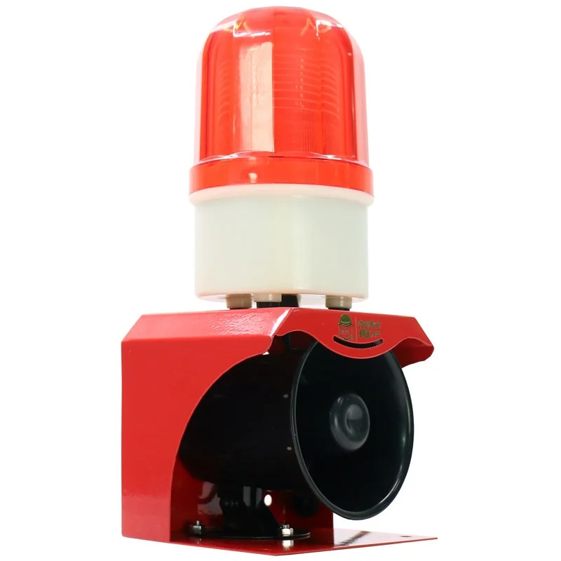 Waterproof Announciator 20w Horn Alarm Strobe Light Audible And Visual